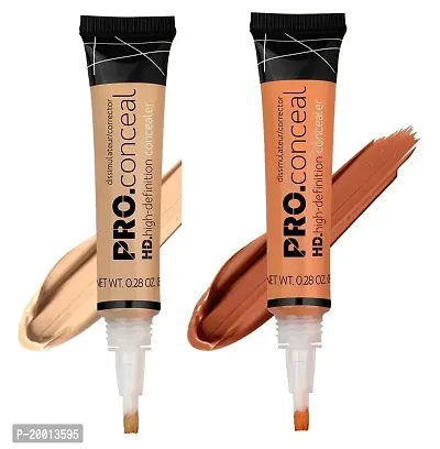 L.A GIRL Pro Natural Concealer for Face Makeup - Creamy Beige and Orange Corrector Natural Finish