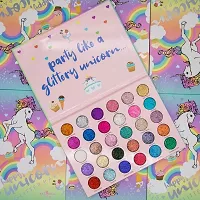 HUDACRUSH Beauty Professional Gelanzi Party Like a Glittery Unicorn Glitter Eyeshadow Palette, Shimmery Finish - Multicolor-thumb2