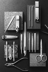 HUDANAILS 16 Pcs Manicure Kit Set Nail Clippers Pedicure Kit Stainless Steel Manicure Kit, Professional Grooming Kit, Scissors Acne needle, Blackhead Tool with Travel Case-thumb1