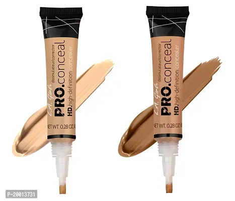 L.A Girl Pro Conceal (Concealer) for Face Makeup, Creamy Beige and Cool Tan