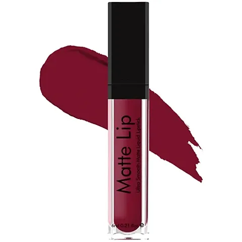 HUDACRUSH BEAUTY Ultra Smooth Matte Me Liquid Lipstick - Smooth Lip Color, Weightless Finish (Maroon)