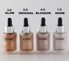 IGOODCO iconic illuminator liquid highlighter for face glow | makeup highlighter | face highlighter | body Highlighter | highlighter for face makeup | Original+Blossom+Glow+Shine | PACK OF 4-thumb1