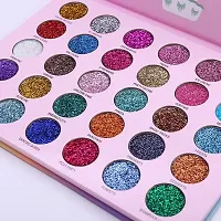 HUDACRUSH Beauty Professional Gelanzi Party Like a Glittery Unicorn Glitter Eyeshadow Palette, Shimmery Finish - Multicolor-thumb1