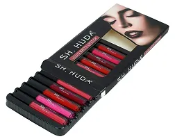 SH.HUDA Creamy Matte Beauty Liquid Lipstick Set of 12 Pcs Multicolor Lipsticks for Women-thumb2