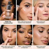 IGOODCO iconic illuminator liquid highlighter for face glow | makeup highlighter | face highlighter | body Highlighter | highlighter for face makeup | Original+Blossom+Glow+Shine | PACK OF 4-thumb2