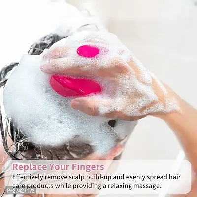 Scalp Manual Massager Shampoo Brush for Hair Washing, Silicone Head Body Massager Brush, Shampoo Scalp Shower Hair Brush Hair Washing Massager Brush-thumb4