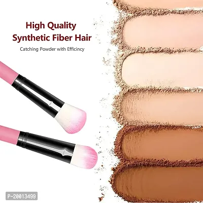 HUDACRUSH Beauty Professional Makeup Brush Set - 12 Pcs Face Makeup Brushes Makeup Brush Set (Pink)-thumb5