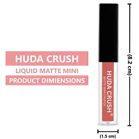 HUDACRUSH BEAUTY Mini Lipsticks Combo Pack of 4 Liquid Matte Lipstick Set, Nude Edition-thumb4