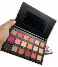 HUDA GIRL Beauty Rose Gold Eyeshadow Palette(18 Shades in 1 Kit with Mirror)-thumb2