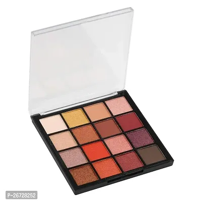 16 Color Mini Eyeshadow Palette (Nude Edition) - High Pigmented, Long Lasting Shades