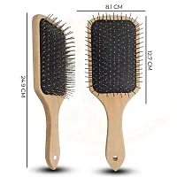 Premium Wooden Paddle Hair Brush-thumb4