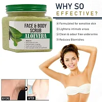 Aloevera Scrub: Your Ultimate Solution for Acne, Ageing, and Dark Circles (400ml)-thumb1