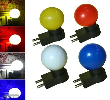 Umbrella Shape Multi-Function Multi Colour Night Lamp Pack of 4-thumb0