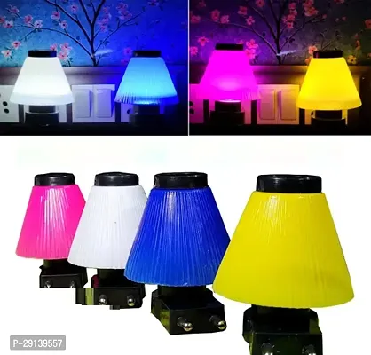 Umbrella Shape Multi-Function Multi Colour Night Lamp Pack of 4