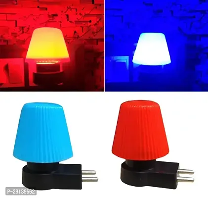 Umbrella Shape Multi-Function Multi Colour Night Lamp Pack of 2-thumb0