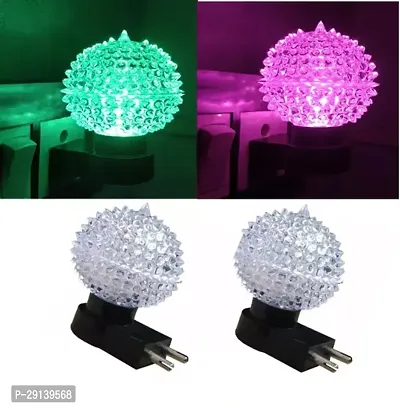 Umbrella Shape Multi-Function Multi Colour Night Lamp Pack of 4-thumb0