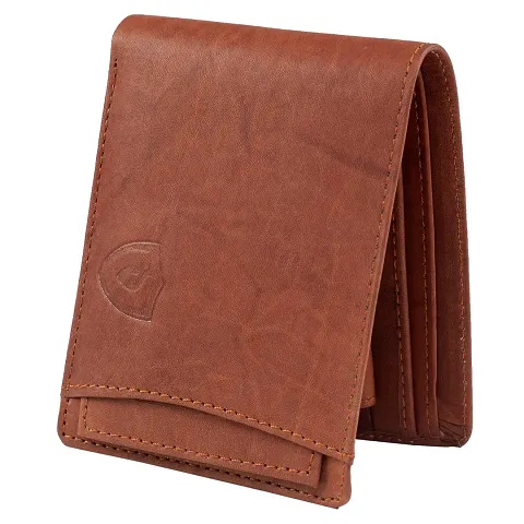 Kevivreg; Genuine Leather Wallet for Men / Men's Wallets (Red)