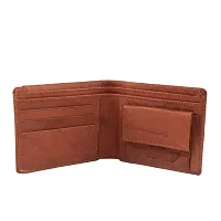 Kevivreg; Genuine Leather Wallet for Men / Men's Wallets (Brown)-thumb4