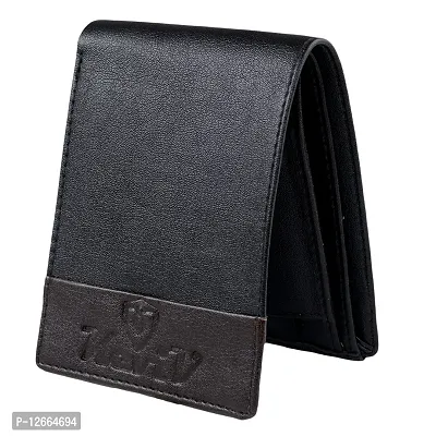 Keviv? Genuine Leather Wallet for Men (Black)-thumb0