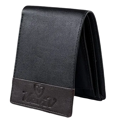 Keviv? Genuine Leather Wallet for Men (Black)