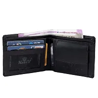 Kevivreg; Genuine Leather Wallet for Men || Men's Wallets || (Black)-thumb2