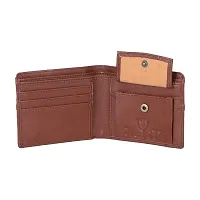 Keviv? Genuine Leather Wallet for Men (GW118-A) (Tan)-thumb2