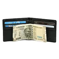 Keviv Leather Wallet for Men - (Black) - GW107-thumb2