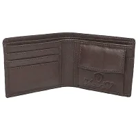 Keviv? Genuine Leather Wallet for Men (GW118-A) (Brown)-thumb1