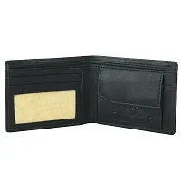 Keviv? Genuine Leather Wallet for Men (GW115-A) (Black)-thumb1