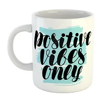 Printed  Good Vibes Only  Ceramic Coffee Mug  Coffe Cup  Birhday Gifts  Best Gift  Happy Birthday For Wife For Husband For Girls For Boys  For Kids-thumb1