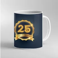 Printed  25 Anniversary  Ceramic Coffee Mug  Coffe Cup  Birhday Gifts  Best Gift  Happy Birthday For Wife For Husband For Girls For Boys  For Kids-thumb2