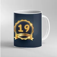 Printed  19 Anniversary  Ceramic Coffee Mug  Coffe Cup  Birhday Gifts  Best Gift  Happy Birthday For Wife For Husband For Girls For Boys  For Kids-thumb2