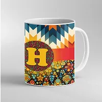 Printed Alphabet H Ceramic Coffee Mug  Coffe Cup  Birhday Gifts  Best Gift  Happy Birthday For Wife For Husband For Girls For Boys  For Kids-thumb2