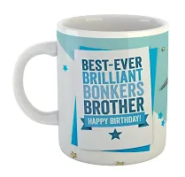 Printed Happy Birthday Brother  Ceramic Coffee Mug  Coffe Cup  Birhday Gifts  Best Gift  Happy Birthday For Wife For Husband For Girls For Boys  For Kids-thumb1