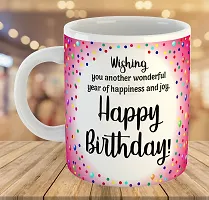 Printed Happy Birthday Ceramic Coffee Mug  Coffe Cup  Birhday Gifts  Best Gift  Happy Birthday For Wife For Husband For Girls For Boys  For Kids-thumb3