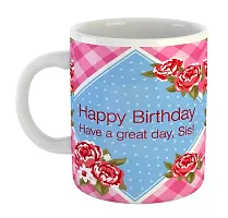 Printed  Happy Birthday Sister  Ceramic Coffee Mug  Coffe Cup  Birhday Gifts  Best Gift  Happy Birthday For Wife For Husband For Girls For Boys  For Kids-thumb1