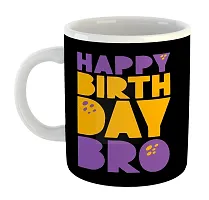 Printed Happy Birthday Brother  Ceramic Coffee Mug  Coffe Cup  Birhday Gifts  Best Gift  Happy Birthday For Wife For Husband For Girls For Boys  For Kids-thumb1