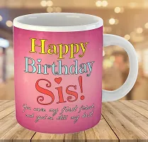 Printed  Happy Birthday Sister  Ceramic Coffee Mug  Coffe Cup  Birhday Gifts  Best Gift  Happy Birthday For Wife For Husband For Girls For Boys  For Kids-thumb2