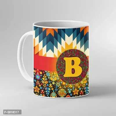 Printed Alphabet B Ceramic Coffee Mug  Coffe Cup  Birhday Gifts  Best Gift  Happy Birthday For Wife For Husband For Girls For Boys  For Kids