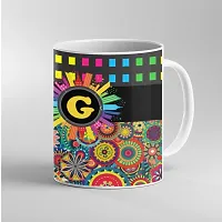 Printed Alphabet G Ceramic Coffee Mug  Coffe Cup  Birhday Gifts  Best Gift  Happy Birthday For Wife For Husband For Girls For Boys  For Kids-thumb2