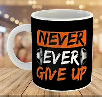 Printed  NEVER GIVE UP  Ceramic Coffee Mug  Coffe Cup  Birhday Gifts  Best Gift  Happy Birthday For Wife For Husband For Girls For Boys  For Kids-thumb3