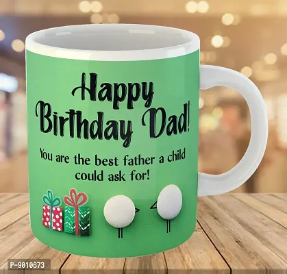 Printed Happy Birthday DADDY  Ceramic Coffee Mug  Coffe Cup  Birhday Gifts  Best Gift  Happy Birthday For Wife For Husband For Girls For Boys  For Kids-thumb3