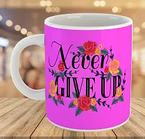 Printed  NEVER GIVE UP  Ceramic Coffee Mug  Coffe Cup  Birhday Gifts  Best Gift  Happy Birthday For Wife For Husband For Girls For Boys  For Kids-thumb3