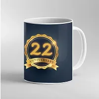 Printed  22 Anniversary  Ceramic Coffee Mug  Coffe Cup  Birhday Gifts  Best Gift  Happy Birthday For Wife For Husband For Girls For Boys  For Kids-thumb2