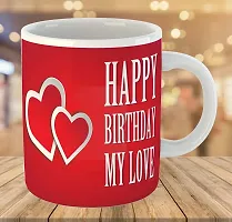 Printed  Happy Birthday To Husband  Ceramic Coffee Mug  Coffe Cup  Birhday Gifts  Best Gift  Happy Birthday For Wife For Husband For Girls For Boys  For Kids-thumb2