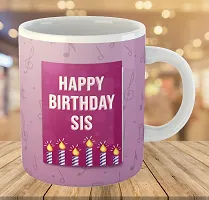 Printed  Happy Birthday Sister  Ceramic Coffee Mug  Coffe Cup  Birhday Gifts  Best Gift  Happy Birthday For Wife For Husband For Girls For Boys  For Kids-thumb2