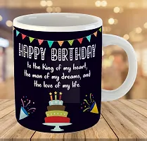 Printed  Happy Birthday To Husband  Ceramic Coffee Mug  Coffe Cup  Birhday Gifts  Best Gift  Happy Birthday For Wife For Husband For Girls For Boys  For Kids-thumb2