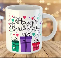 Printed Happy Birthday Ceramic Coffee Mug  Coffe Cup  Birhday Gifts  Best Gift  Happy Birthday For Wife For Husband For Girls For Boys  For Kids-thumb2