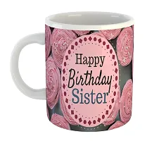 Printed  Happy Birthday Sister  Ceramic Coffee Mug  Coffe Cup  Birhday Gifts  Best Gift  Happy Birthday For Wife For Husband For Girls For Boys  For Kids-thumb1