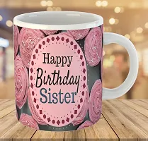 Printed  Happy Birthday Sister  Ceramic Coffee Mug  Coffe Cup  Birhday Gifts  Best Gift  Happy Birthday For Wife For Husband For Girls For Boys  For Kids-thumb2